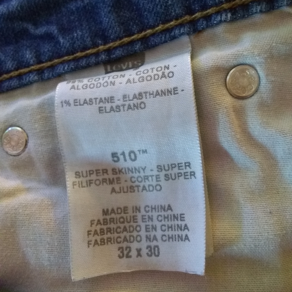 Levi's 501 Skinny Jeans UNISEX - Picture 7 of 10